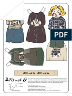 Paper Doll Instructions: Doll Stand