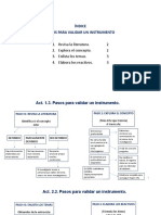 Pasos para Validar Un Instrumento