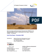 Tanzania 400 kV Power Line ESIA