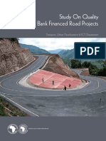 Study On The Quality of Bank Financed Road Projects - AfDB PDF