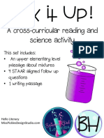 A Cross-Curricular Reading and Science Activity: This Set Includes: Passage About Mixtures Questions