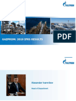 Gazprom Ifrs 4q2019 Presentation PDF