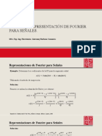 Fourier Representaciones Señales