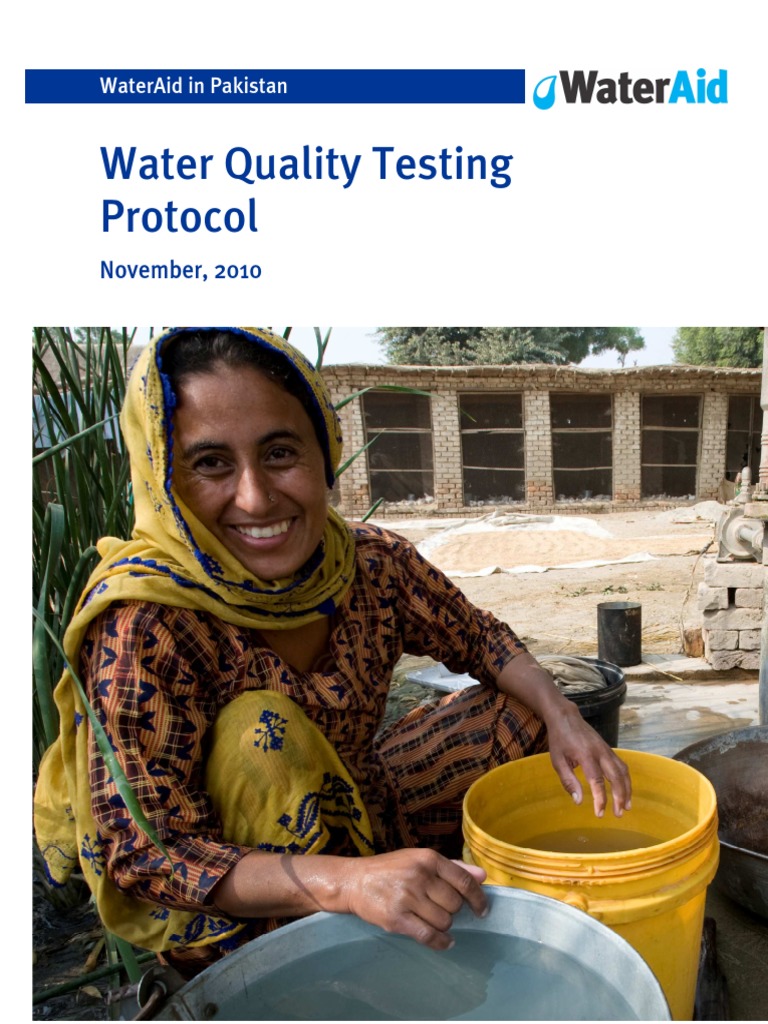 Water Quality Testing ProtocolWaterAid Pakistan Final PDF Water Quality Indus River