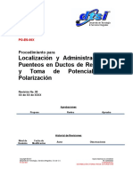 PO-ES-00X Localizacion y Administracion de Puenteos en Ductos de Referencia y Toma de Potenciales de Polarizacion