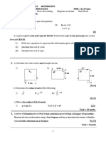 Growth in Assessment 2 B