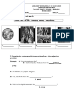 Write The Correct Word: Credit Card - ATM - Changing Money - Bargaining