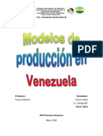 Modos de Producción en Venezuela
