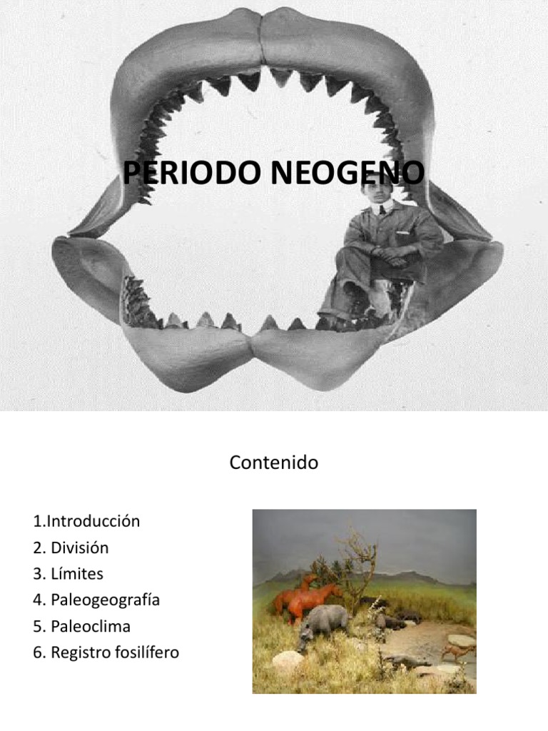 Periodo Neogeno | PDF | Plioceno | Ciencias de la Tierra