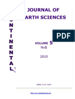Table of Contents - Earth Sciences _Vol 5 _1_, 2010