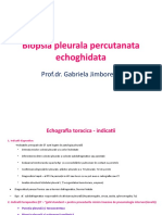 Biopsia Pleurala Percutanata Echoghidata