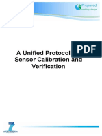 Protocol For Sensor Calibration and Verification Final