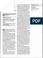 Educar para La Ciudadania Los Valores Del Ocio y El Tiempo Libre PDF