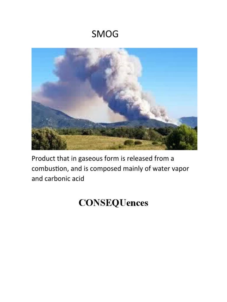 Understanding SMOG: Causes & Effects | PDF
