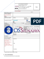 Personal Data Form PT Os Selnajaya Indonesia 2020