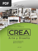 Muestra de Catalogos de Muebles de Melamina - Crea Arte y Diseño PDF