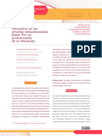 Análisis de Los Resultados de Las Pruebas Estandarizadas Saber Pro en Profesionales de La Educación