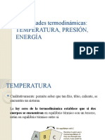 Temperatura y Presión