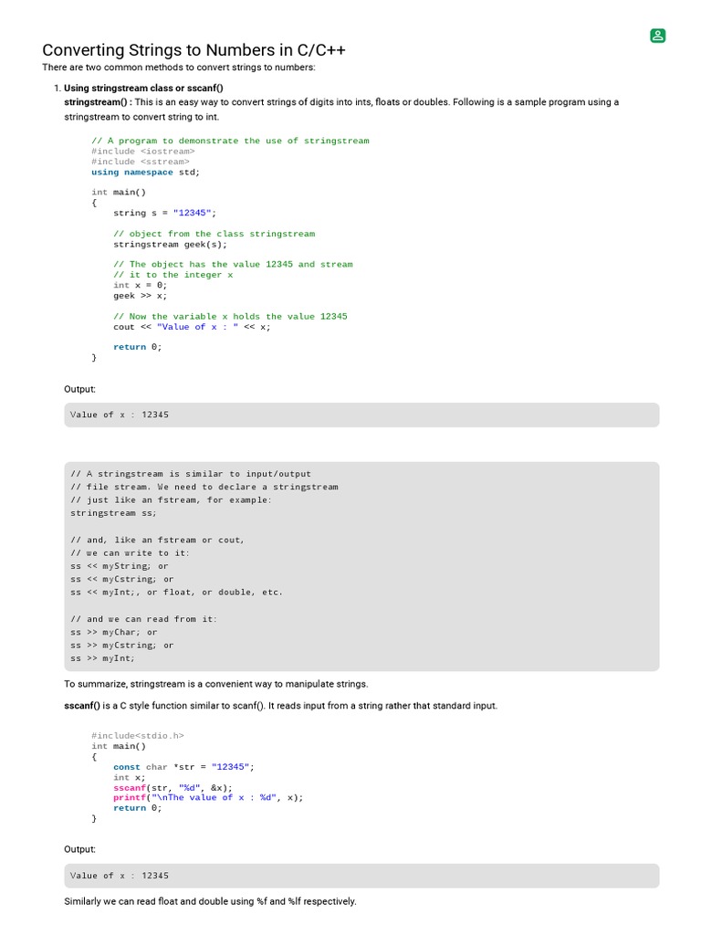 Converting strings to numbers in c c pdf formalism deductive