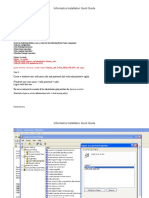 Informatica Installation Quick Guide
