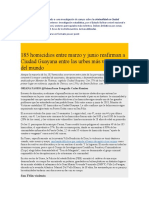 Criminalidad en Ciudad Guayana