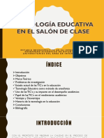 Tecnología de La Educación