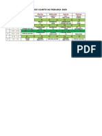 Horario Cuarto de Primaria