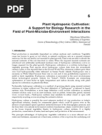 Plant Hydroponic Cultivation: A Support For Biology Research in The Field of Plant-Microbe-Environment Interactions