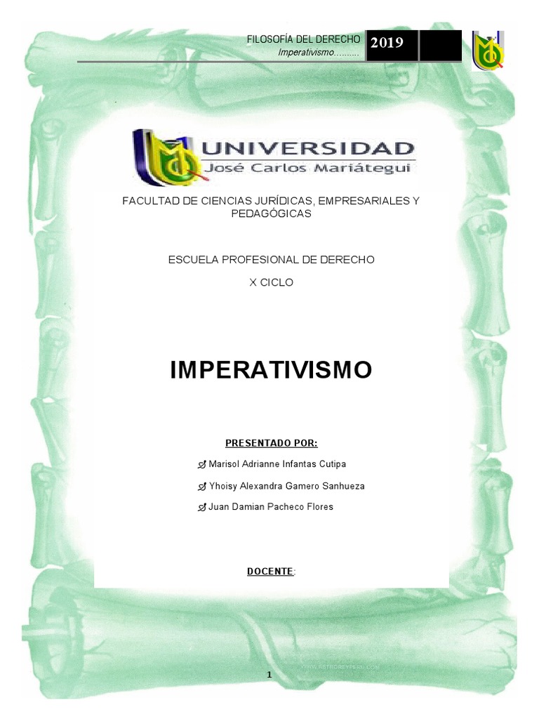 Mapa Mental del Imperativismo Kantiano | PDF | Immanuel Kant | Moralidad
