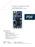 HC-12 Wireless Serial Port Communication Module: User Manual Version 2.3B (Updated From v1.1 English and v2.3 Chinese)