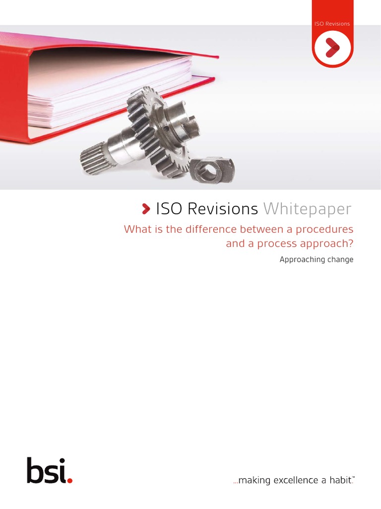 ISO Whitepaper Difference Between A Procedures and Process Approach ...