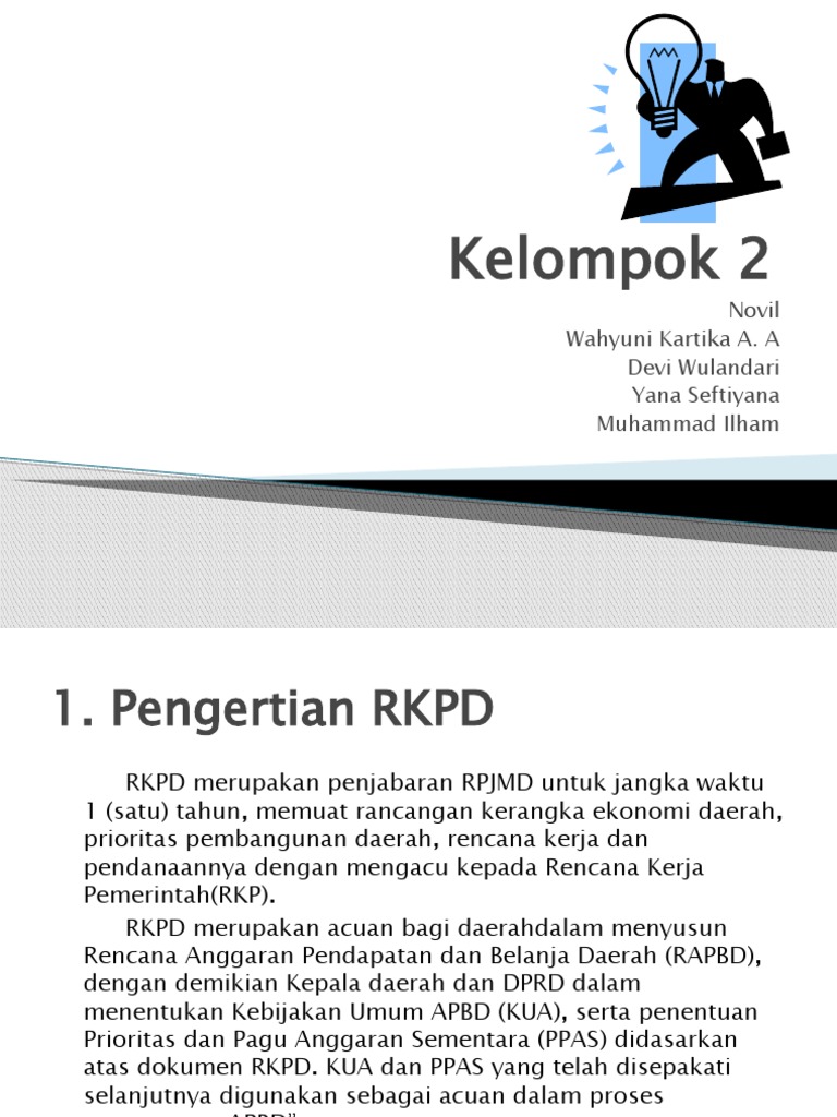 Pemahaman RKPD dan Fungsinya | PDF