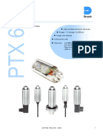 PTX 600 Pressure Transmitter Specifications