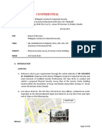 Physical Security Survey of Sunrise Center Building