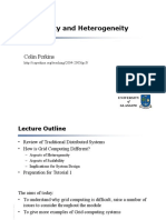 Scalability and Heterogeneity: Colin Perkins