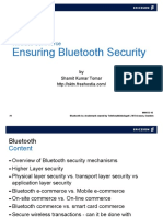 Ensuring Bluetooth Security