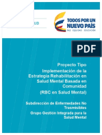 Proyecto Tipo RBC Salud Mental