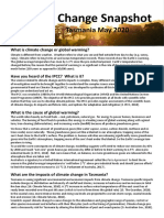 Tasmanian Climate Change Snapshot