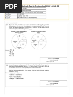 Graduate Aptitude Test in Engineering 2020 01st Feb S2