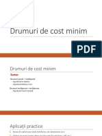 Drumuri de Cost Minim