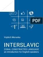 Interslavic Zonal Constructed Language An Introduction For English Speakers Ukazka PDF