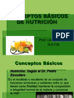 Conceptos Básicos de Nutrición