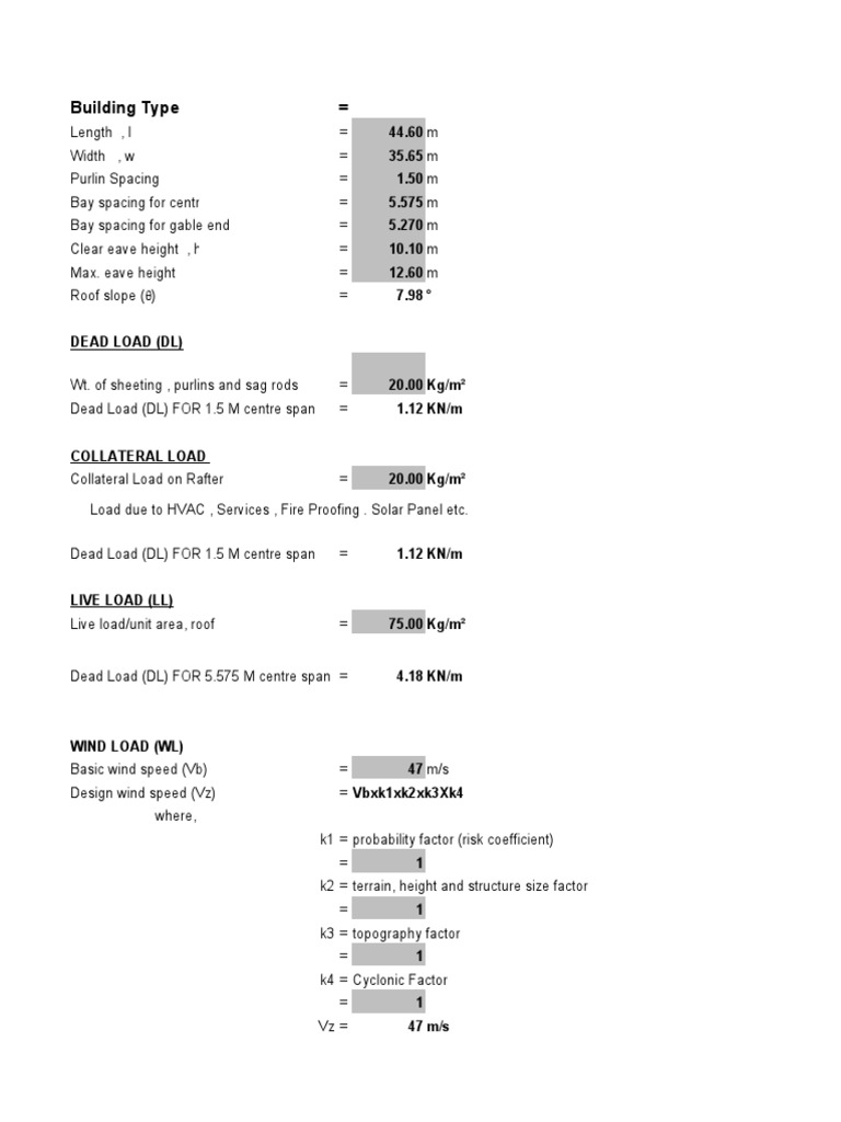 Wind Load Calculation for Building | PDF | Building Engineering | Building