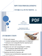 Functions in c++ Programming lectures