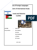 Israel and Palestine Conflict PDF