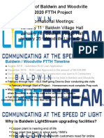 Villages of Baldwin and Woodville 2020 FTTH Project