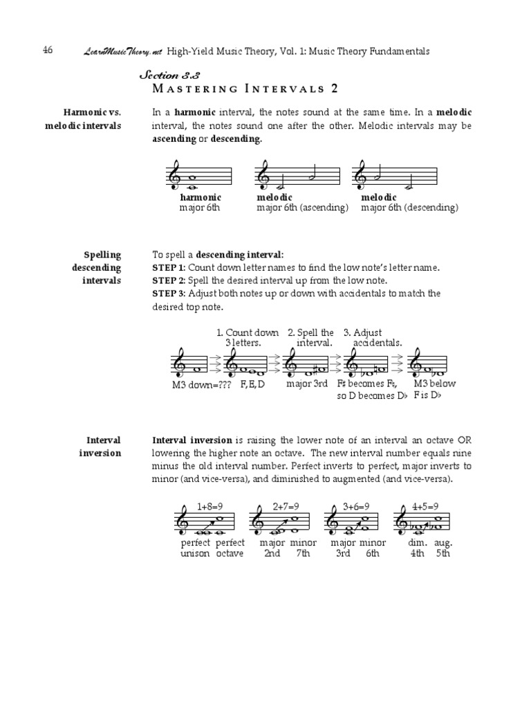 Mastering Music Intervals | PDF | Interval (Music) | Musical Compositions