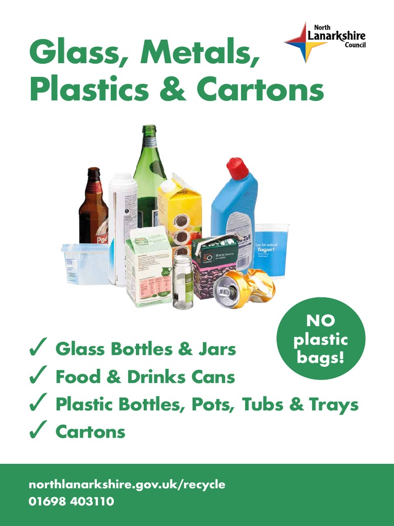 Glass, Metals, Plastics & Cartons: Glass Bottles & Jars Food & Drinks ...