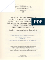 Scrieri Cu Tematica Pedagogica - Clement Alexandrinul (PSB 16) PDF