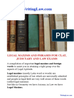 117 Important Legal Maxims For Law Exams PDF